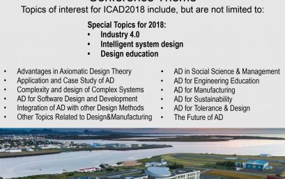 Thanks to Gheorghe Asachi Technical University for beautiful ICAD2017